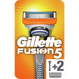 Gillette Fusion 5 Mens Manual Shaving Razor - Razor Handle (Various Pack Sizes)