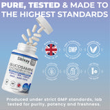 Shivay Herbals Glucosamine and Chondroitin High Strength Complex with Vitamin C, MSM, Turmeric, Ginger, Black Pepper | 120 Capsules - 2 Month Supply | Joint & Bone Support