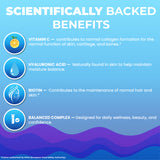 Shivay Herbals Marine Collagen Complex with Vitamin C, Hyaluronic Acid, Biotin | 1000mg Hydrolysed Type I Collagen Supplement for Hair Skin Nails | 120 Capsules - 2 Month Supply