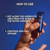 Nivea Men Anti-Age Hyaluron Eye Cream 15ml Reduces Wrinkles & Eye Bags