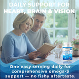 Shivay Herbals Omega 3 Fish Oil - High Strength 2000mg - 660mg EPA 440mg DHA per Serving | 120 Softgels - 2 Month Suppl - Supports Heart Health, Brain, Vision