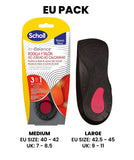 Scholl In-Balance Orthotics Knee to Heel 3 in 1 Insoles - Medium / Large EU PACK
