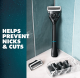 Gillette Body & Intimate Shaving Razor for Pubic Hair - Gentle & Easy