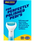 Scholl Expert Care Velvet Smooth Electric Food File Pedi with 2 Rollers - BLUE