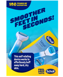 Scholl Expert Care Velvet Smooth Electric Food File Pedi with 2 Rollers - BLUE