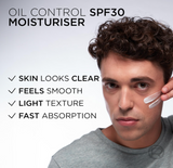 L'Oreal Men Expert Derma Control Oil-Control Moisturiser SPF30 Niacinamide 40ml