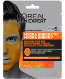 L'Oreal Men Expert Hydra Energetic Recharging Tissue Mask - Pack of 3