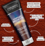 John Frieda Midnight Brunette Colour Deepening Shampoo 250ml