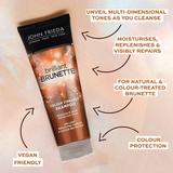 John Frieda Brilliant Brunette Colour Vibrancy Shampoo 500ml