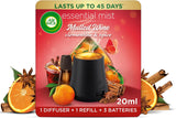 Air Wick Essential Mist Aroma Black Diffuser Kit with Refill - Mulled Wine