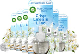 6 PACK - Air Wick Electrical Plug In Refills - Crisp Linen & Lilac