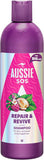 Aussie SOS Repair & Revive Shampoo 500ml - For Dry & Damaged Hair - Vegan