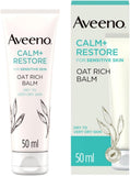 Aveeno Calm + Restore Oat Rich Balm 50ml | Soothing Moisturiser for Sensitive Skin | Fragrance-Free Relief