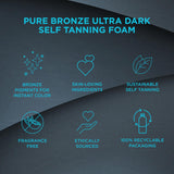 Bondi Sands Pure Bronze Self Tan Foaming Water Ultra Dark 200ml