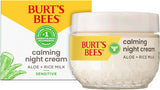 Burt's Bees Sensitive Night Cream With Aloe & Rice Milk, 51g