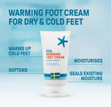 CCS Warming Foot Cream 150ml - Invigorating Eucalyptus & Ginger, Non-Greasy Formula