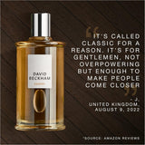 David Beckham Classic Eau De Toilette 100ml | Timeless Woody Citrus Scent for Men | Authentic EDT
