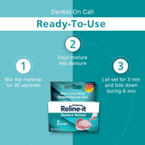 2 PACK - Dentemp Reline-it Denture Reliner - 2 Relines in each pack