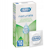 Durex Naturals Thin Condoms with Lube Designed For Her - 10 Pack
