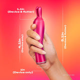 Durex Vibe & Tease 2-in-1 Vibrator with Teaser Tip - Water Resistant USB Charger