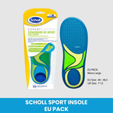 Scholl GelActiv SPORT Trainer Insoles for Men Large UK7 -12 EU40-46.5 (EU PACK)