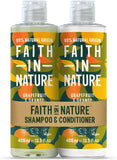 Faith In Nature Natural Shampoo & Conditioner Set - Grapefruit & Orange