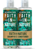 Faith In Nature Natural Shampoo & Conditioner Set - Coconut