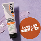 Fudge Everyday Clean Blonde Damage Rewind Violet Toning Conditioner 250ml Purple Anti Brass
