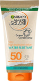 2x Garnier Ambre Solaire SPF 50+ Very High Protection Water Resistant Lotion Sun