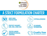 2x Garnier Ambre Solaire SPF 50+ Very High Protection Water Resistant Lotion Sun