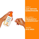 Garnier Ambre Solaire Invisible Protect BRONZE Sun Protection Spray SPF 30 200ml