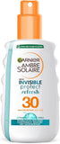 Garnier Ambre Solaire Invisible Protect REFRESH Sun Protection Spray SPF 30 200ml