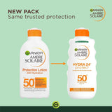 Garnier Ambre Solaire Hydra Protect 24H Hydrating Protection Lotion SPF50+ 200ml