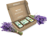 Garnier Organic Lavandin Gift Set Day Cream, Smooth Glow Facial Oil, Eye Cream