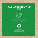 Garnier Radiance Routine 4pc Gift Set - Vitamin C Cream, Sheet Mask, Micellar