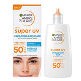 Garnier Ambre Solaire Super UV Hydrating Fluid Sun Protection SPF50+ Hyaluronic - 40ml