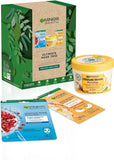 Garnier Ultimate Mask Trio Gift Set- Sheet Mask for Hair & Eyes + Hair Food Mask