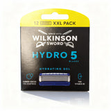 Wilkinson Sword Hydro 5 Blades XXL 12 Pack | Hydrating Gel | Sharp Carbon-Coated Refills