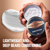 3 pack King C Gillette Soft Beard Balm Conditioning With Cocoa Butter 100ml