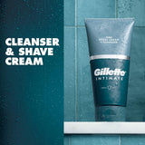 Gillette Intimate 2in1 Shaving Cream & Cleanser 177ml Pubic Hair Grooming