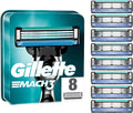 Gillette Mach3 XL Razor Blades 8 Pack | Durable 3-Blade Refill Cartridges | Smooth Comfortable Shave