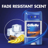 6 PACK - Gillette Anti-Perspirant Clear Gel Deodorant for Men Sport Triumph