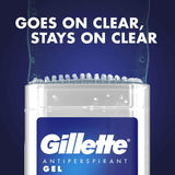 6 PACK - Gillette Anti-Perspirant Clear Gel Deodorant for Men Sport Triumph