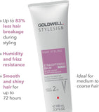 Goldwell StyleSign Heat Styling Straightening Balm 100ml – Professional Smoothing & Frizz Control, Heat Protection Up to 230°C