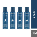 4 PACK - Harry's Foaming Shave Gel 120ml (EU PACK)