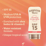 Hawaiian Tropic Satin Protection Sun Lotion SPF 15 180ml – Radiant Glow & Hydrat