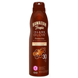 Hawaiian Tropic ISLAND GLOW Sun Protective Dry Oil Continuous Spray 177ml (VARIOUS STRENGTHS)