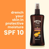 Hawaiian Tropic Protective Sunscreen Dry Oil Spray SPF 10 - 200ml