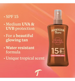 Hawaiian Tropic Glowing Protection Dry Spray Oil SPF 20 200ml – Radiant Tan & Hydration