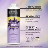 John Frieda Violet Crush for Blondes Purple Toning Conditioner Blonde Hair 500ml